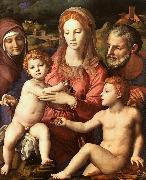 Agnolo Bronzino Holy Family with St.Anne and the Infant St.John USA oil painting reproduction